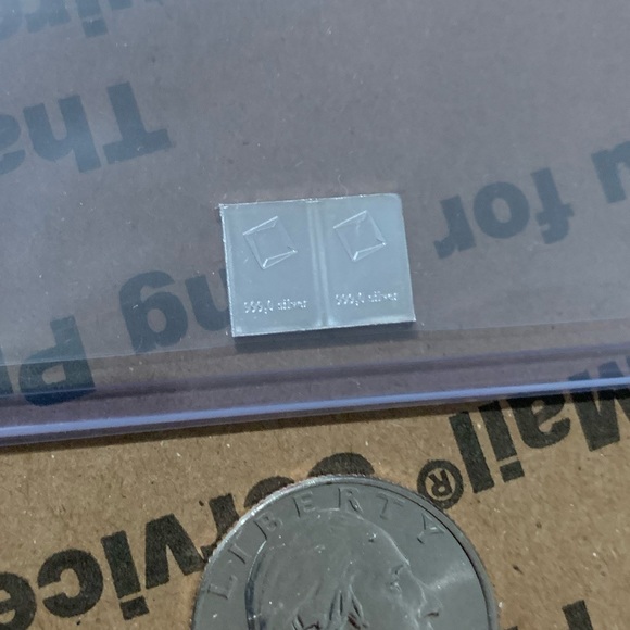 2 Grams Valcambi Suisse Fine Silver FS Bars - Picture 4 of 6